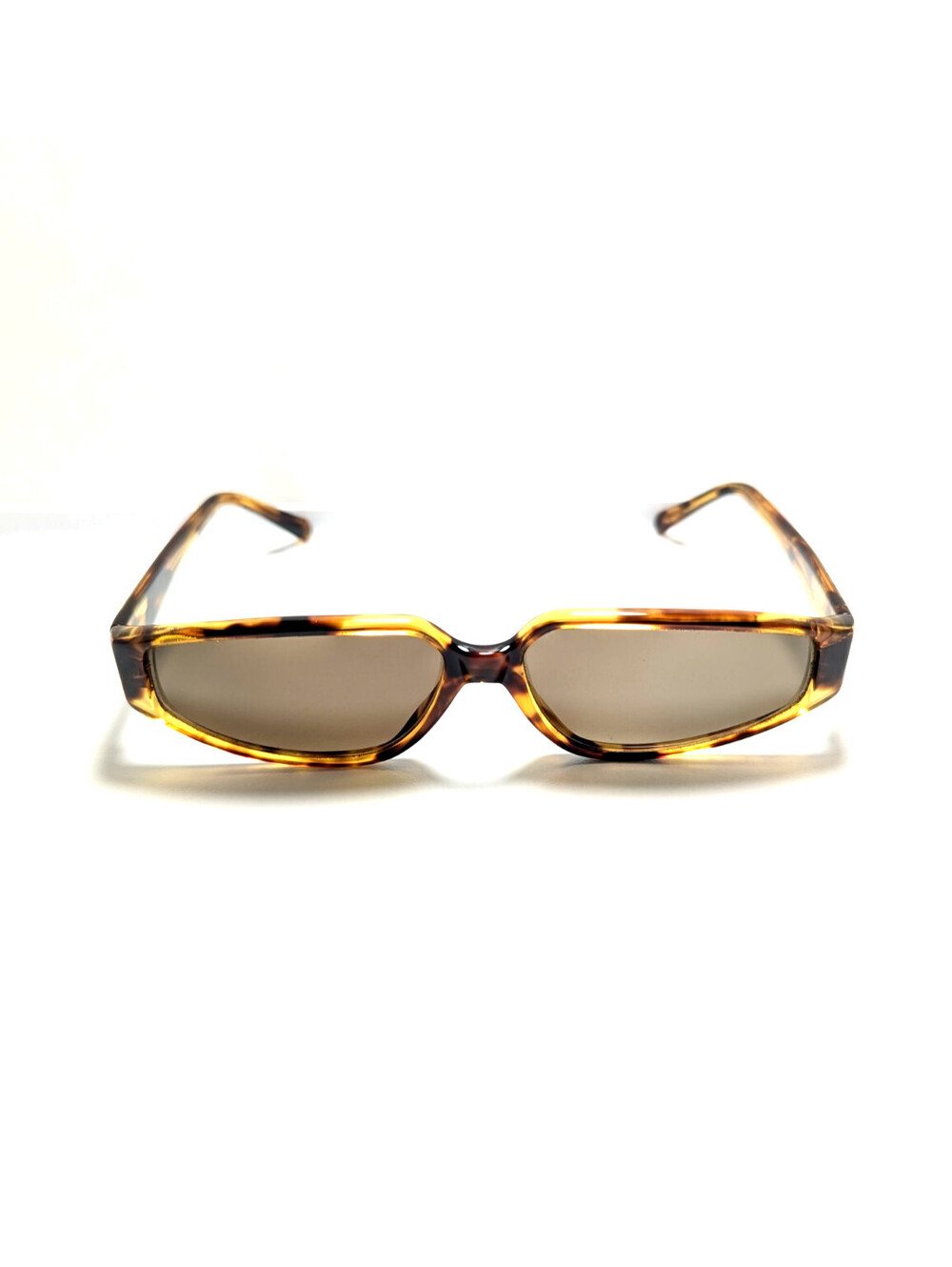 Laura Biagiotti Italy Vintage Chic Brown Gradient Tortoiseshell Sunglasses